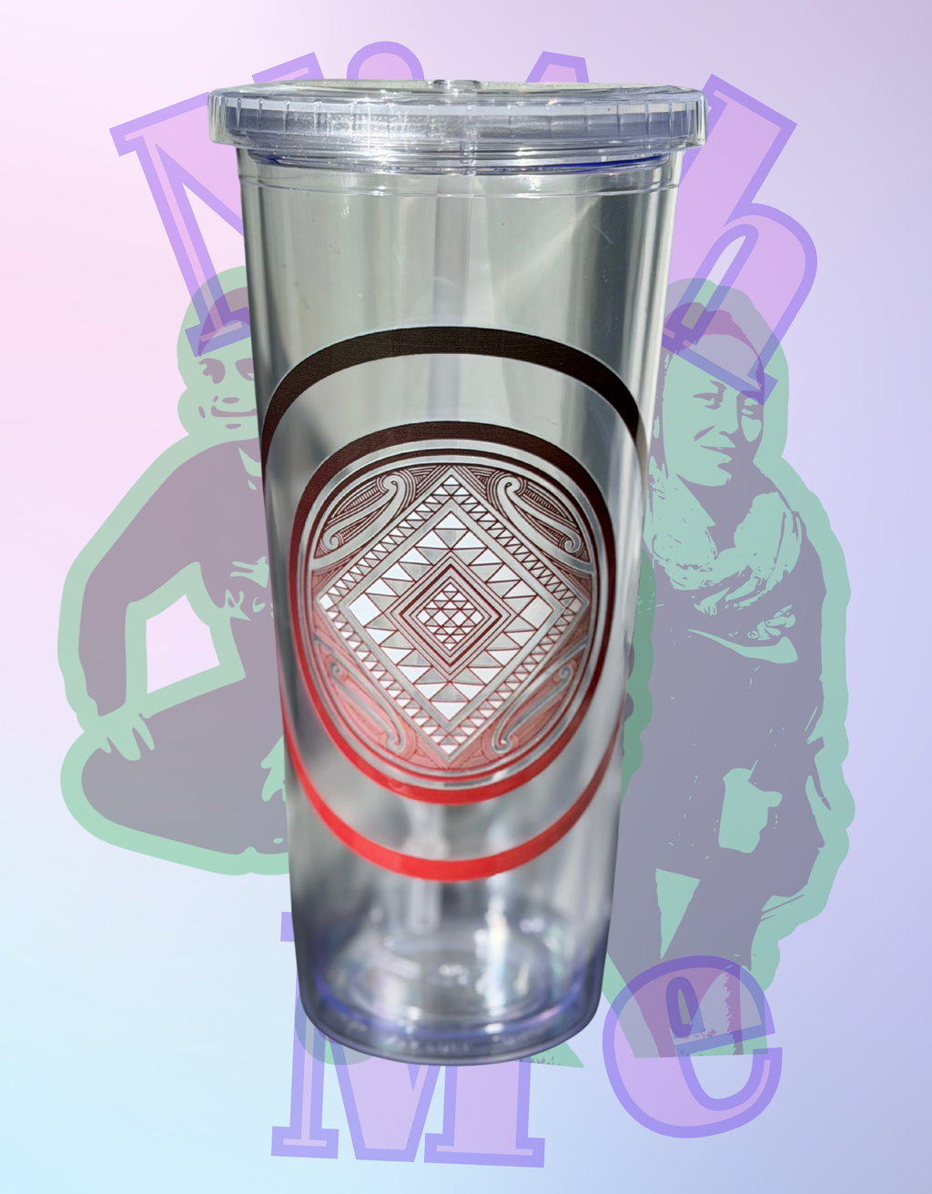 Acrylic Tumbler — 709ml with Straw