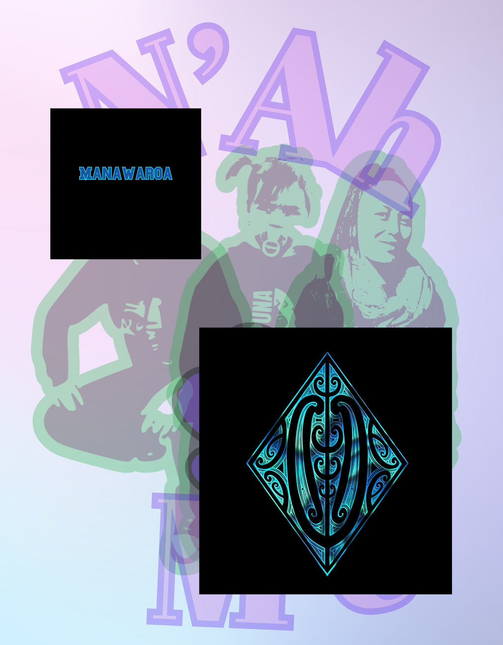 Mana, Kaitiaki, Manawaroa bodysuits (long sleeve)