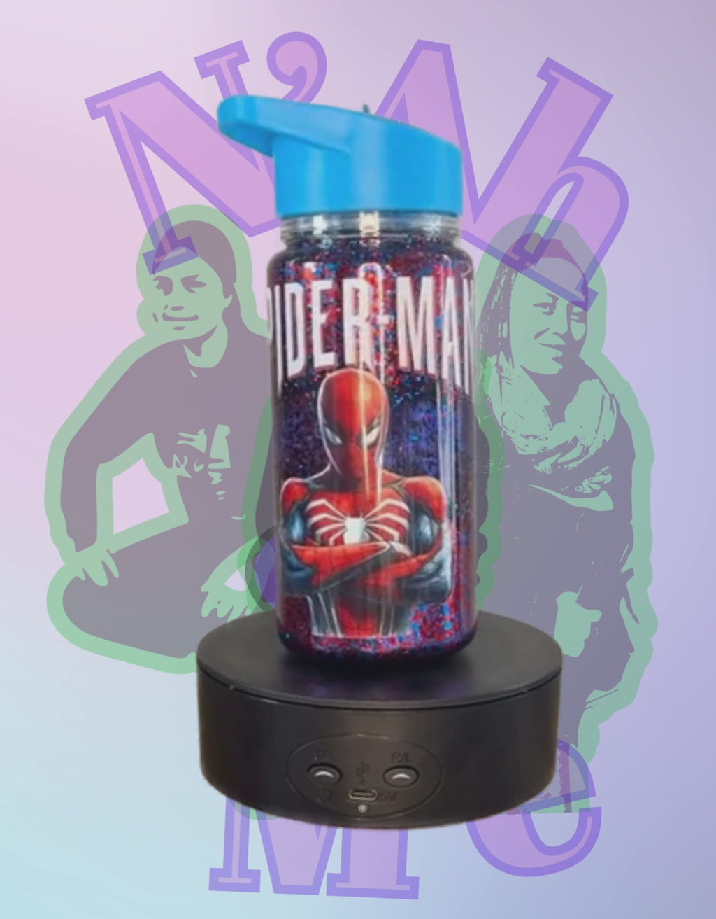 Snow Globe Drink Bottle