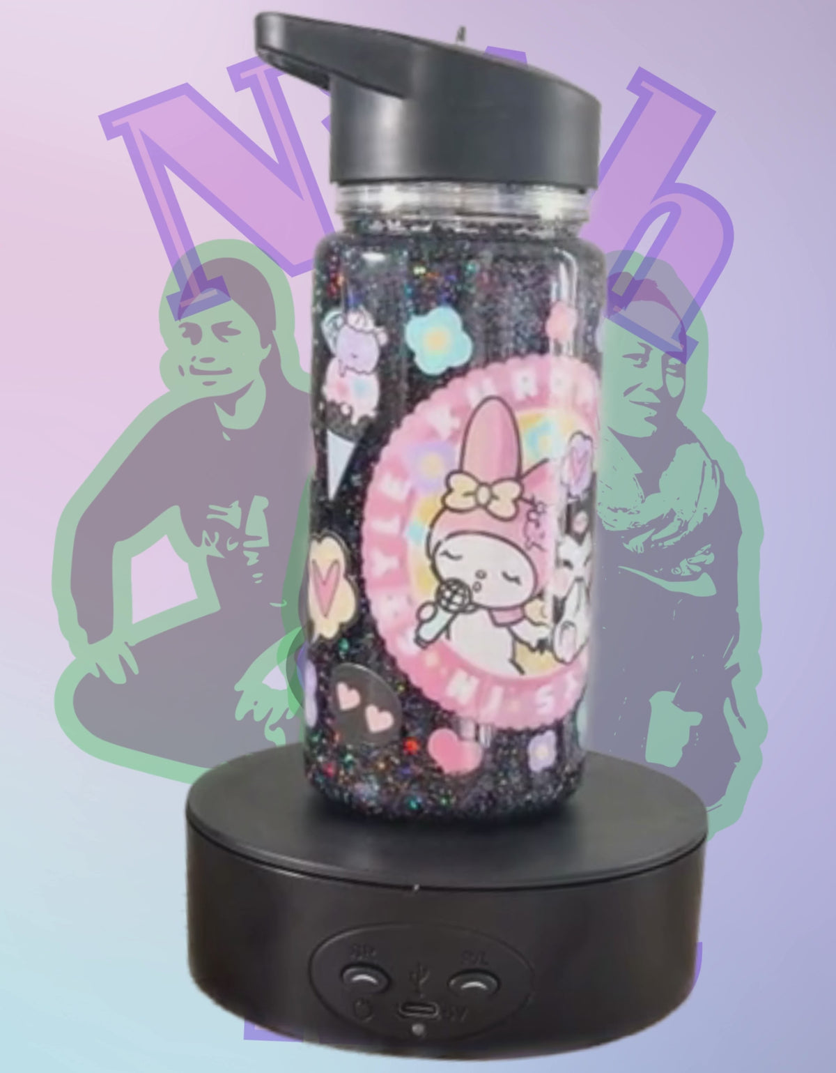 Snow Globe Drink Bottle
