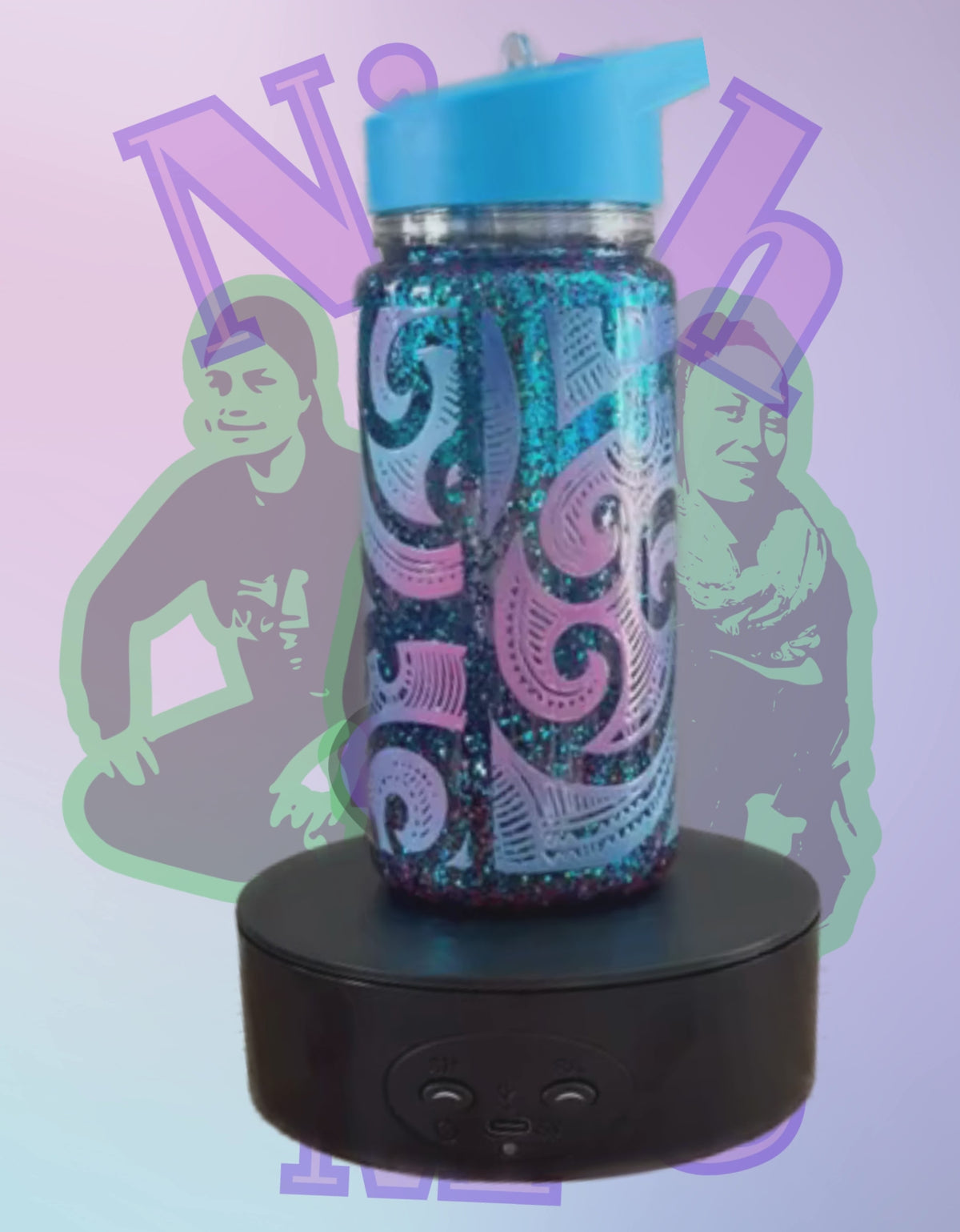 Snow Globe Drink Bottle